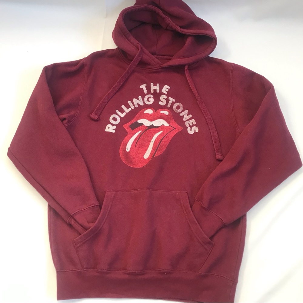 The Rolling Stone maroon/ burgundy sweatshirt size Small